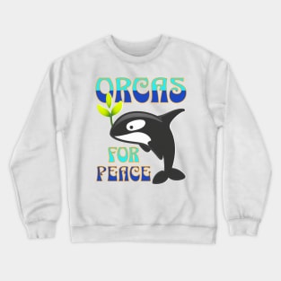 Orcas for Peace Crewneck Sweatshirt